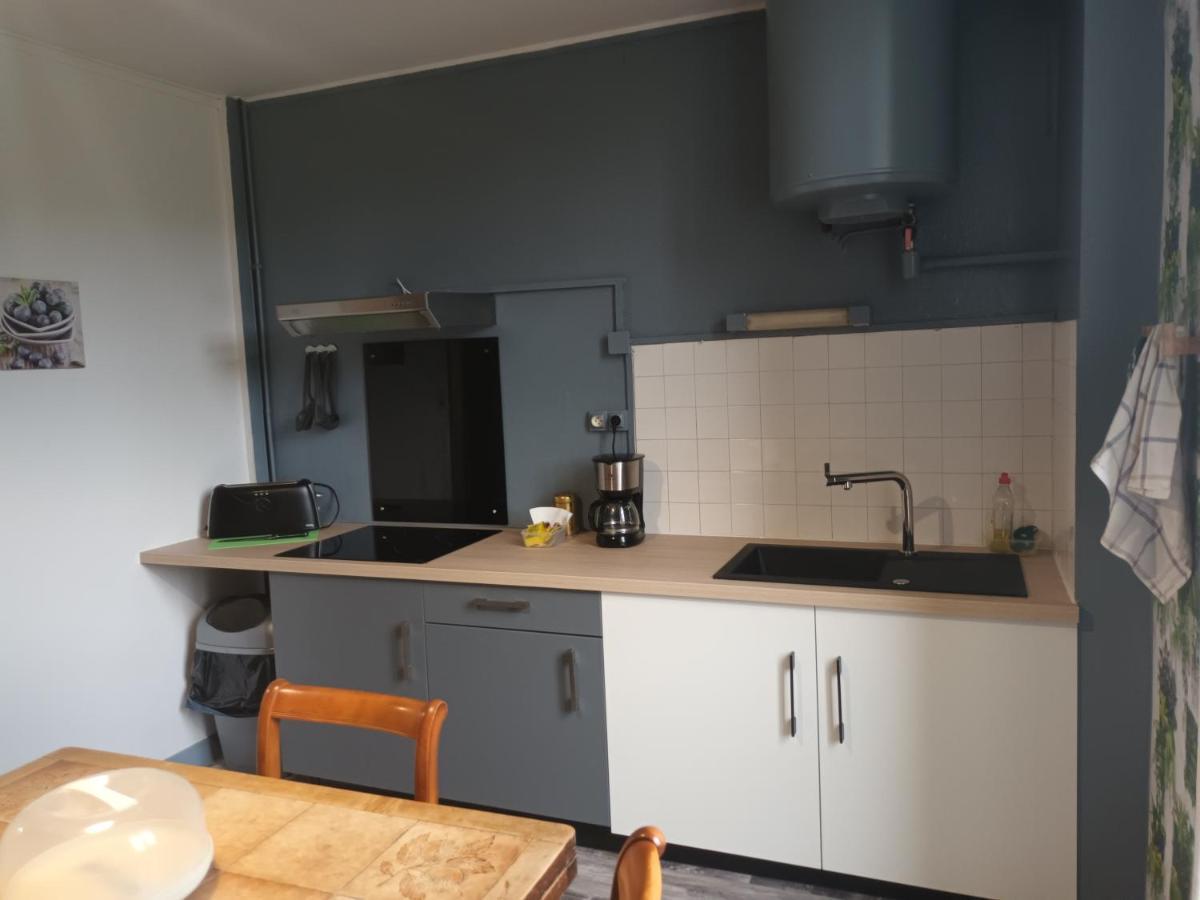 Appartement chaleureux de 82M2 proche de Vulcania Pontaumur Extérieur photo